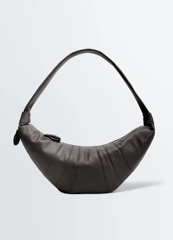 LARGE CROISSANT BAG IN LEATHER