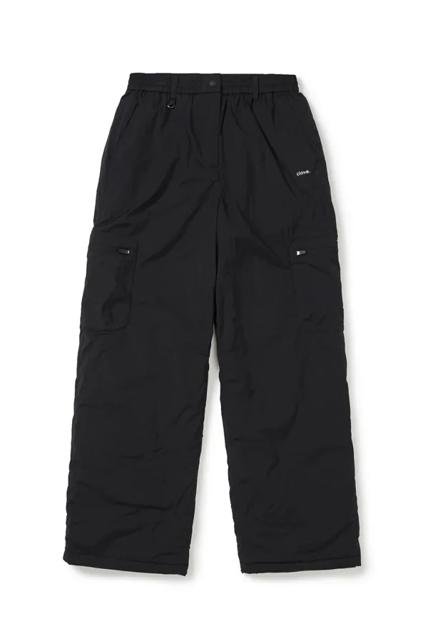 [25FW clove] Padded Cargo Pants (Black)