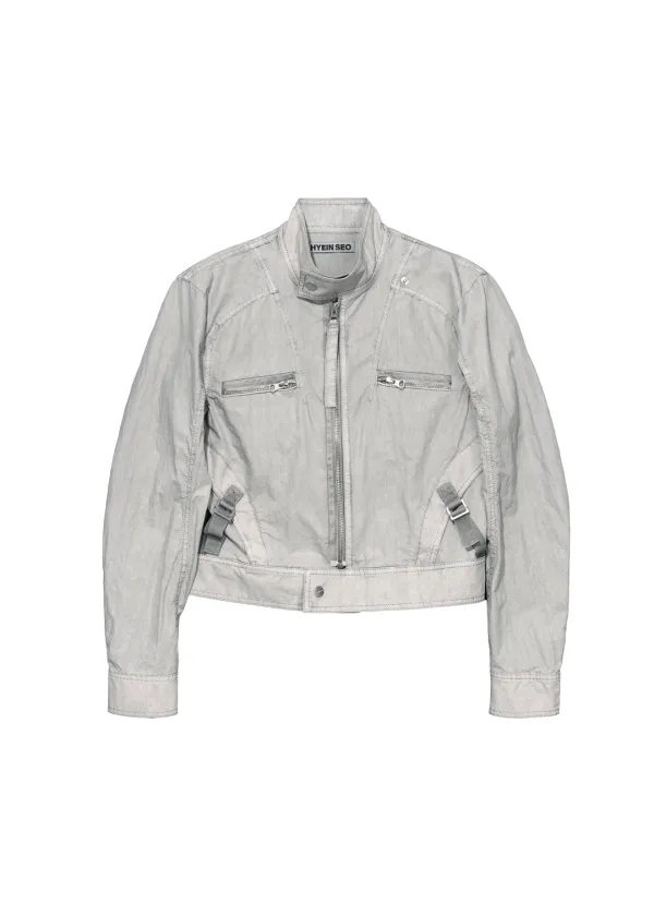 Dyed Moto Jacket