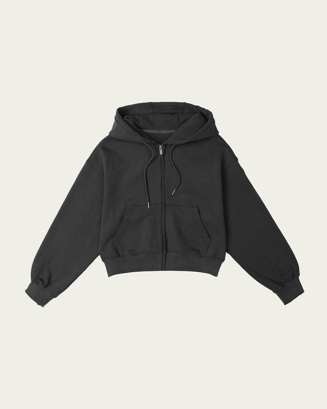 Foy Hoody Zip-up - Charcoal