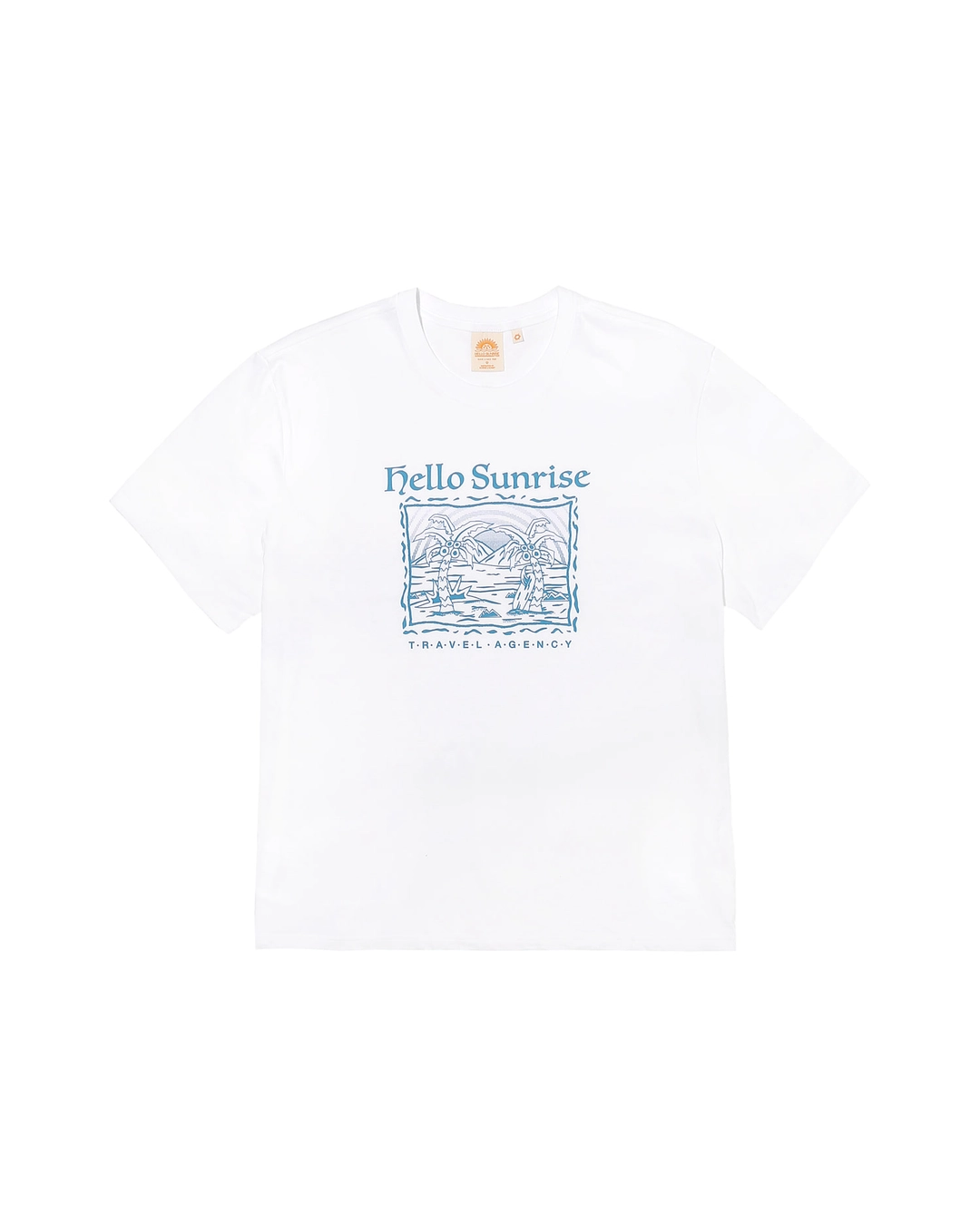 헬로선라이즈 HS Palm Tree Graphic Tee_White 상품 이미지 2