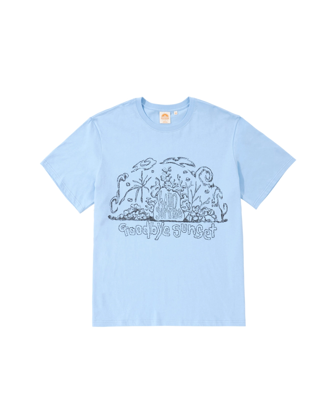 헬로선라이즈 HS x ETCblank Under The Sea Tee_Sky Blue 상품 이미지 1