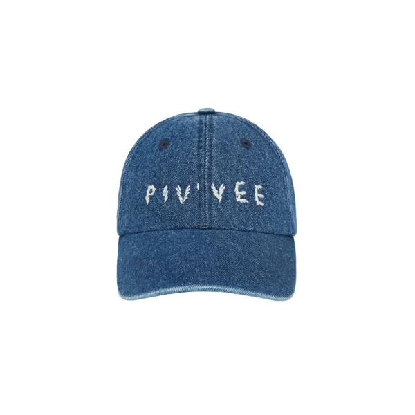 Hand-stitch Logo Ball Cap (indigo)