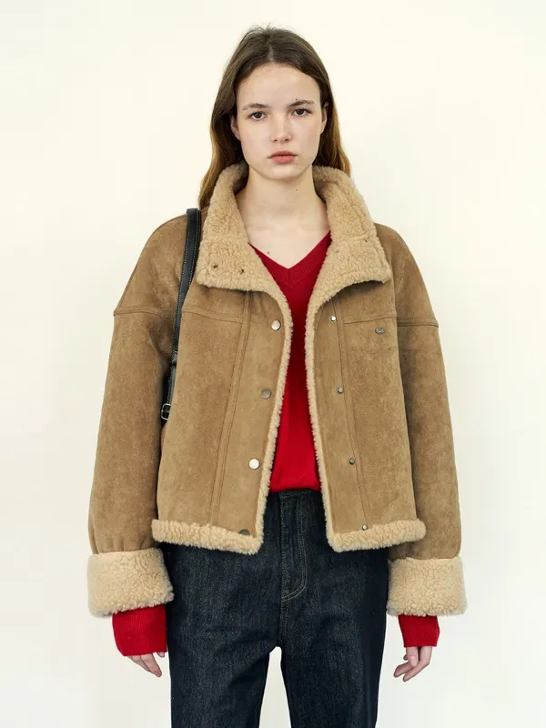 Bare shearling mustang