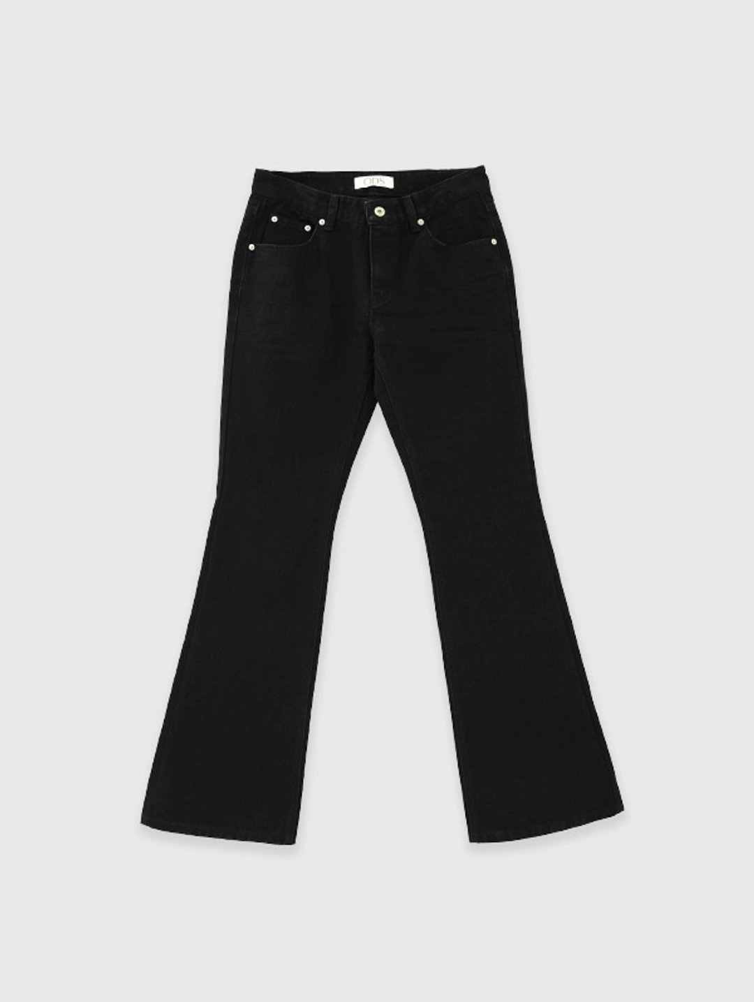 오디에스 022 Worn Boots Cut Denim (Black) 상품 이미지 1