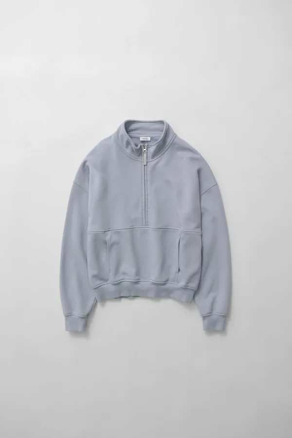 2nd) a core half zip-up (dusty blue)