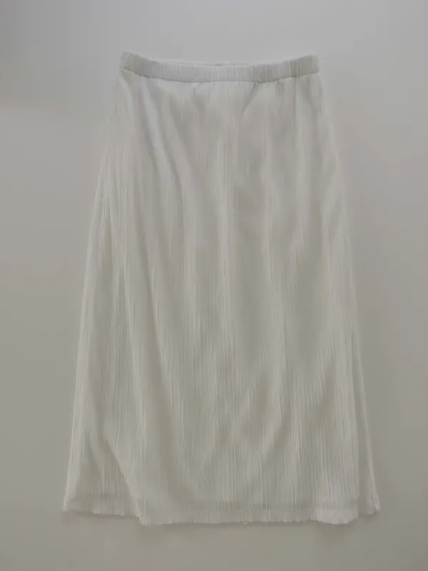 Kossy Pleats Skirt (ivory)