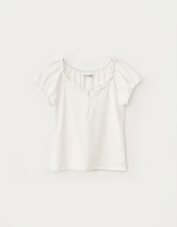 [Release] 7.14 출고 Roha Fril Top - Ivory
