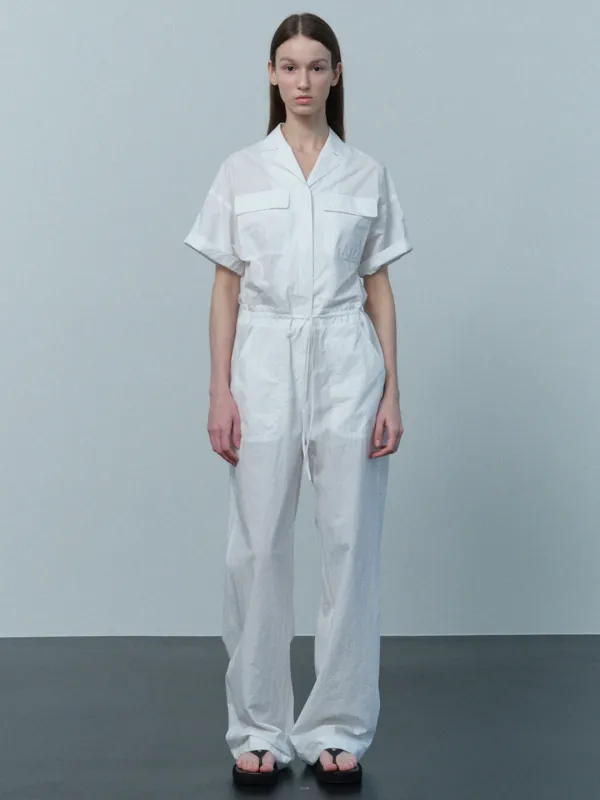 natural cotton jumpsuit (white)