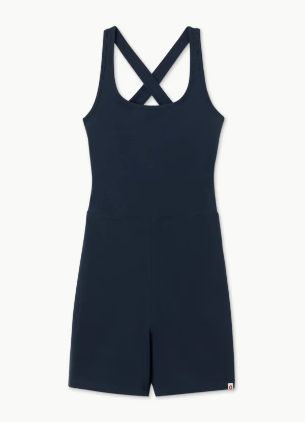 Crossover short jumpsuit_Sea storm