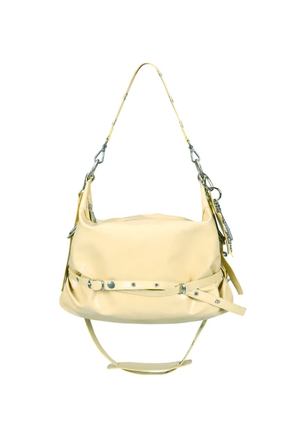 [3차 재입고] 슬라우치 백 & 키링 세트 slouchy bag (lemonade) & keyring set
