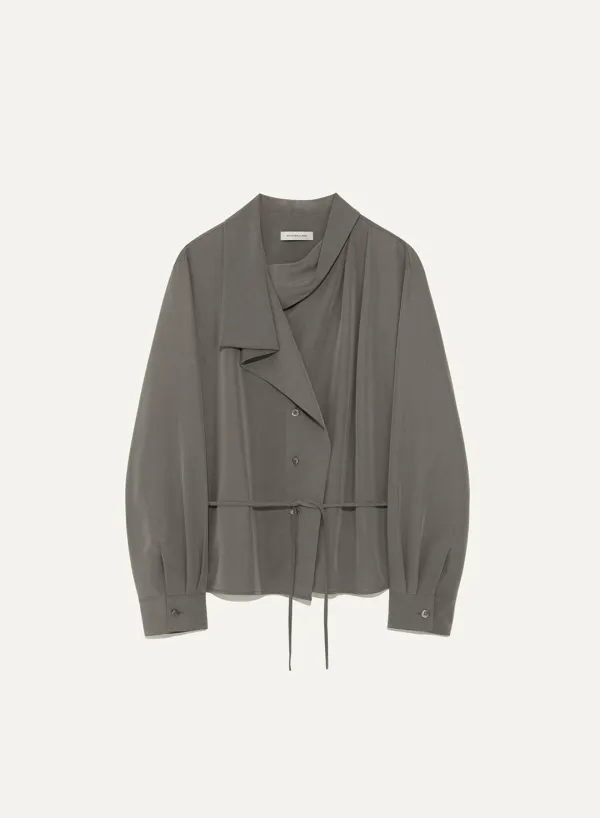 Draped Casa Top Slate