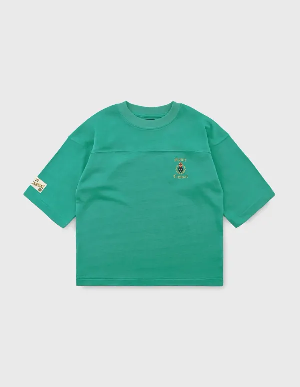 CHILDREN S&C CREST FOOTBALL T-SHIRT / Green