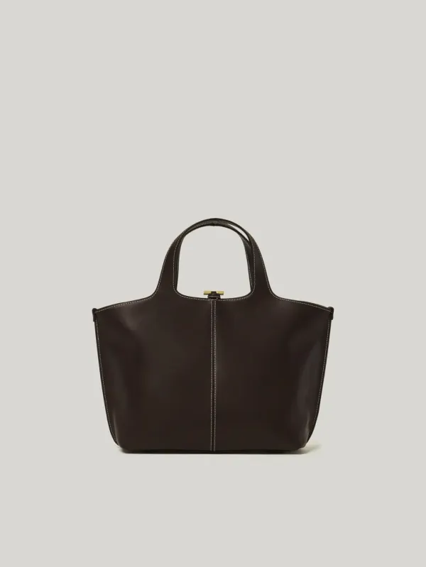PANIER TOTE BAG (ORGAN BROWN)