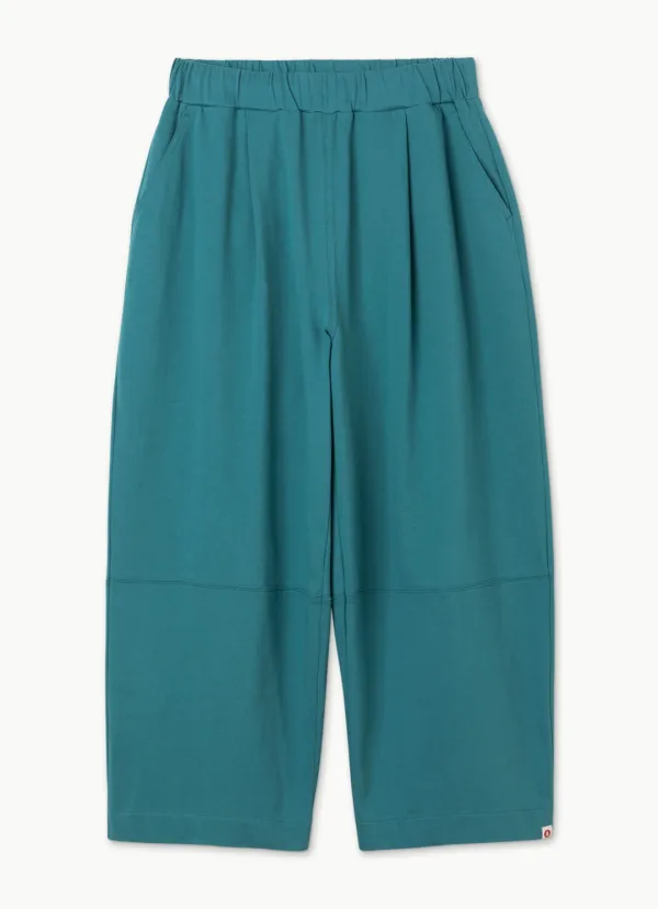 [Re-Stock] Wide panel pants (Unisex)_Turquoise