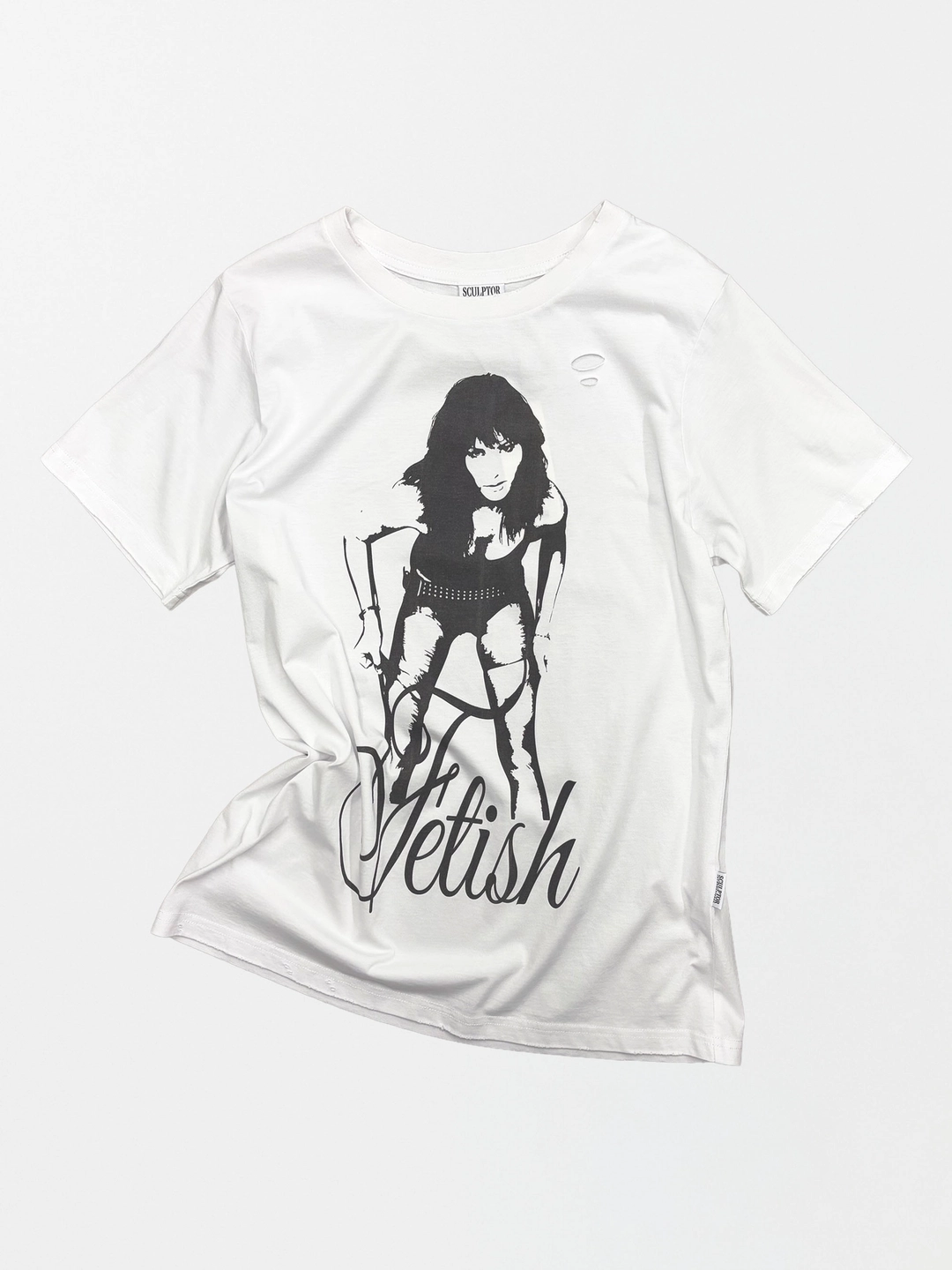 스컬프터 Distressed Muse Tee White 상품 이미지 1