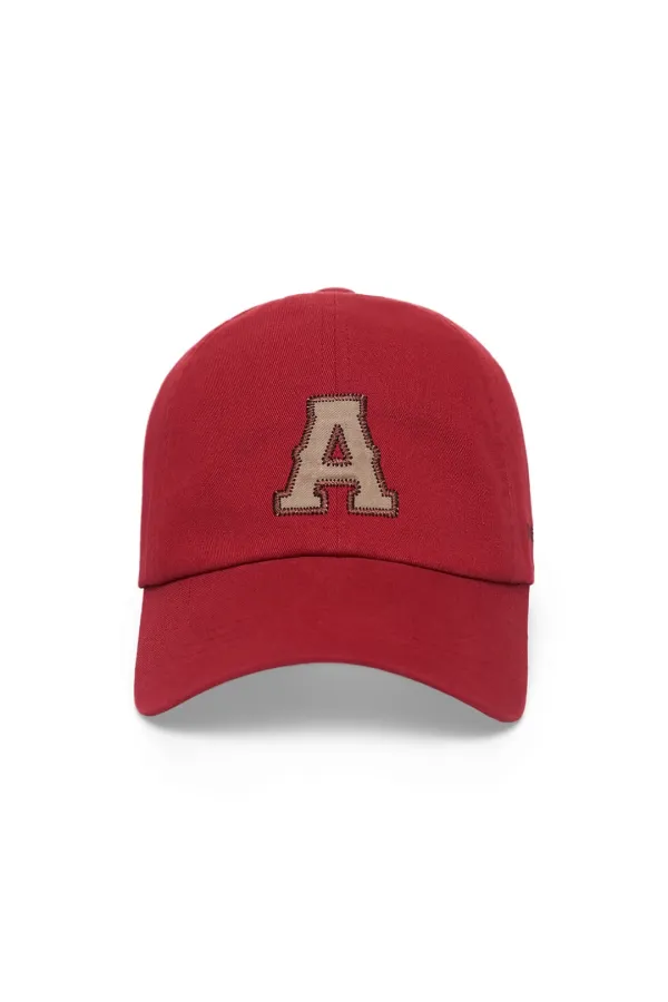 MATIN INITIAL BALL CAP IN RED