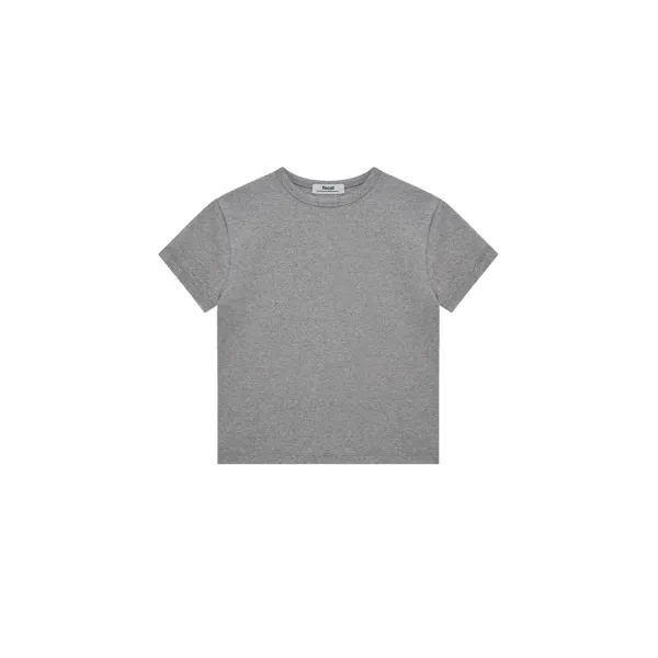 soft touch top - grey