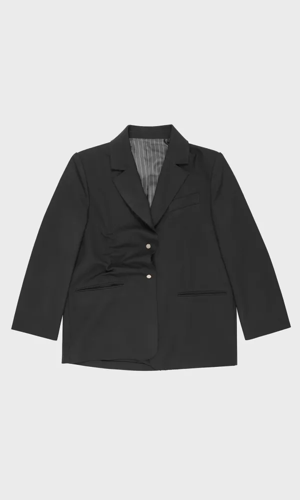 Raw Edge Tailored Jacket_Black