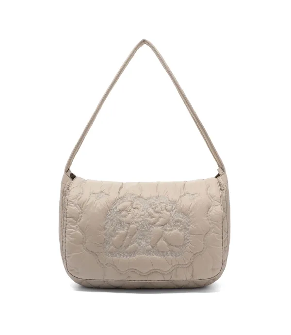 stitch puffer angels crossbag[beige]