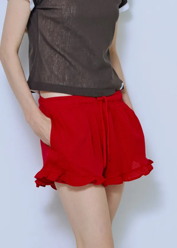 Punching Frill Shorts_Red
