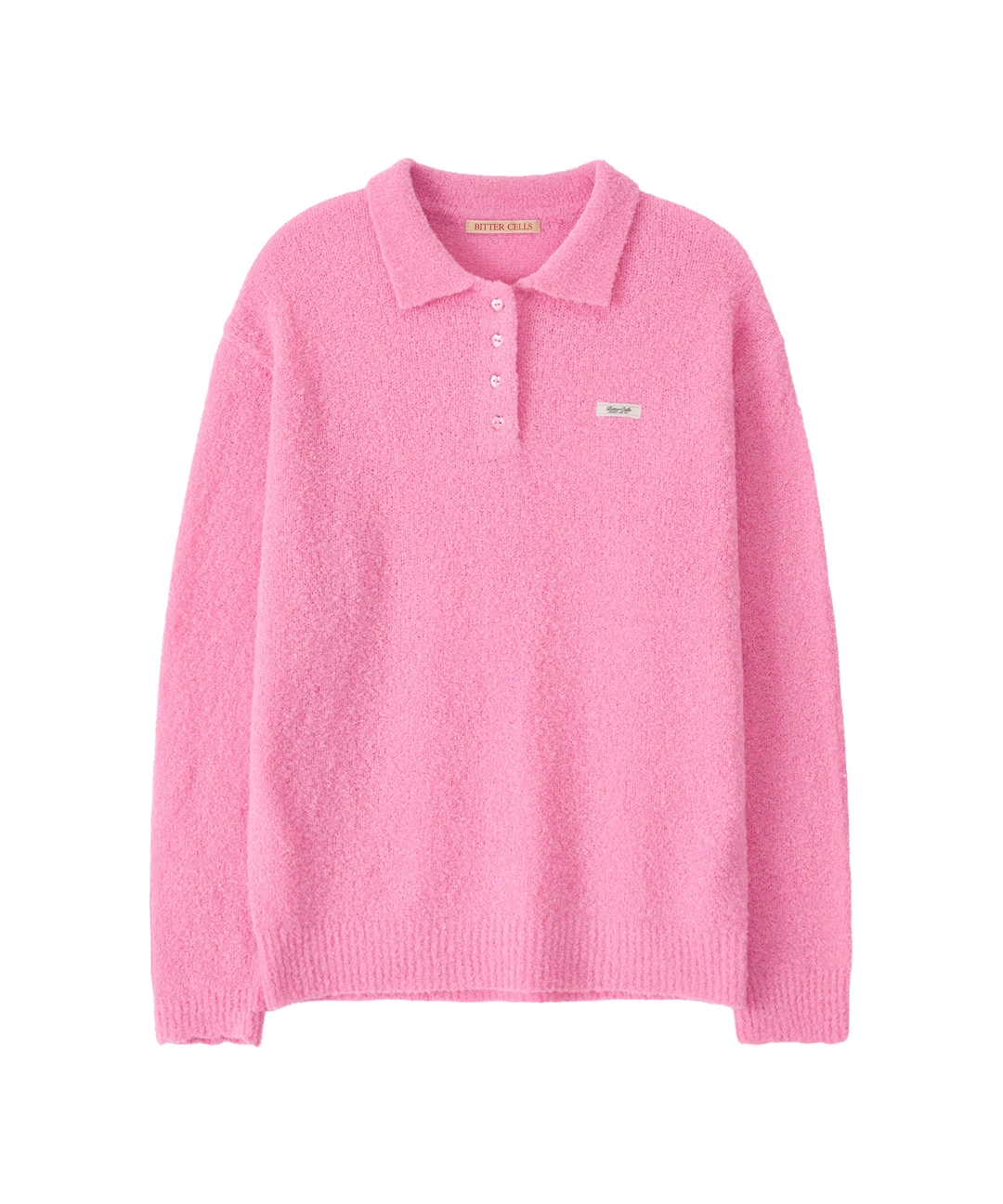 비터셀즈 Rowan Collar Knit-Pink 상품 이미지 1