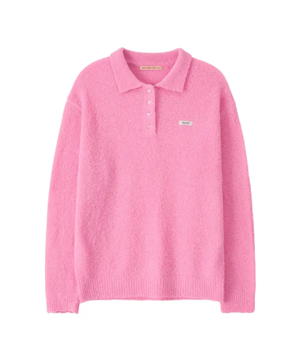 Rowan Collar Knit-Pink