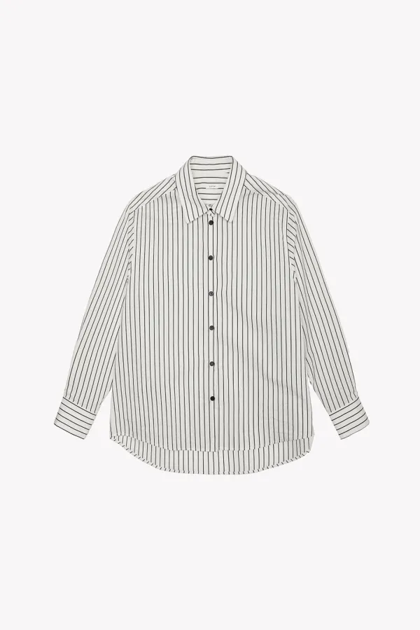 Renata Stripe Shirt (Ivory)