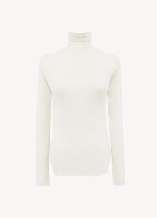 Diagonal Turtleneck Knit