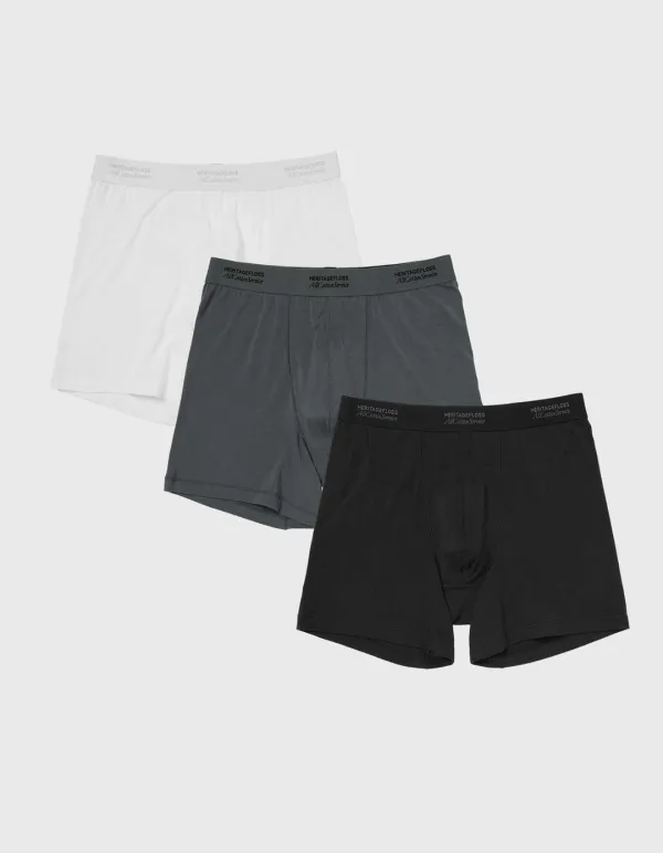 ALLCOTTONSERVICE MODAL BOXER BRIEF (3-PACK) / Multi