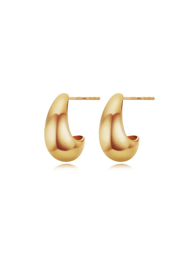 [E] Pear Studs_L