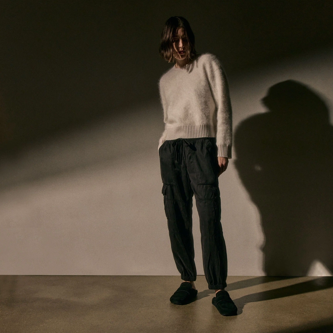 제임스펄스 Soft Fluid Cargo Pant - Black 상품 이미지 2