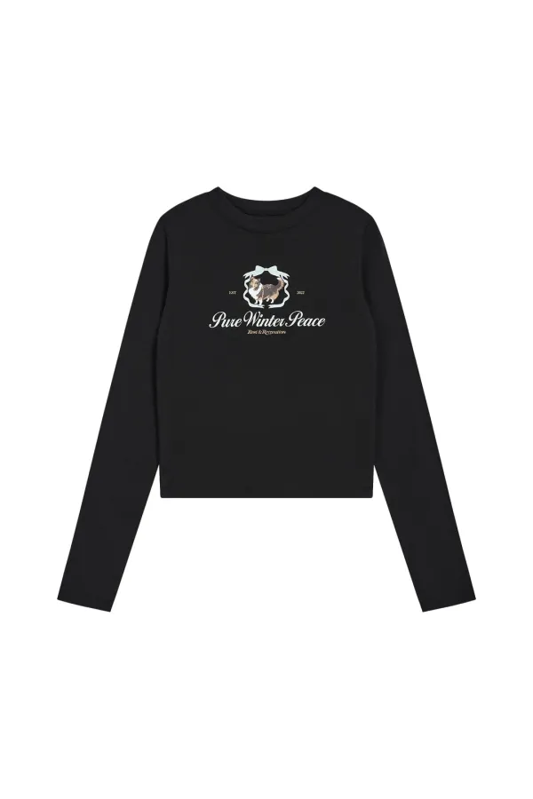 RiRi LOGO LONG SLEEVE - BLACK