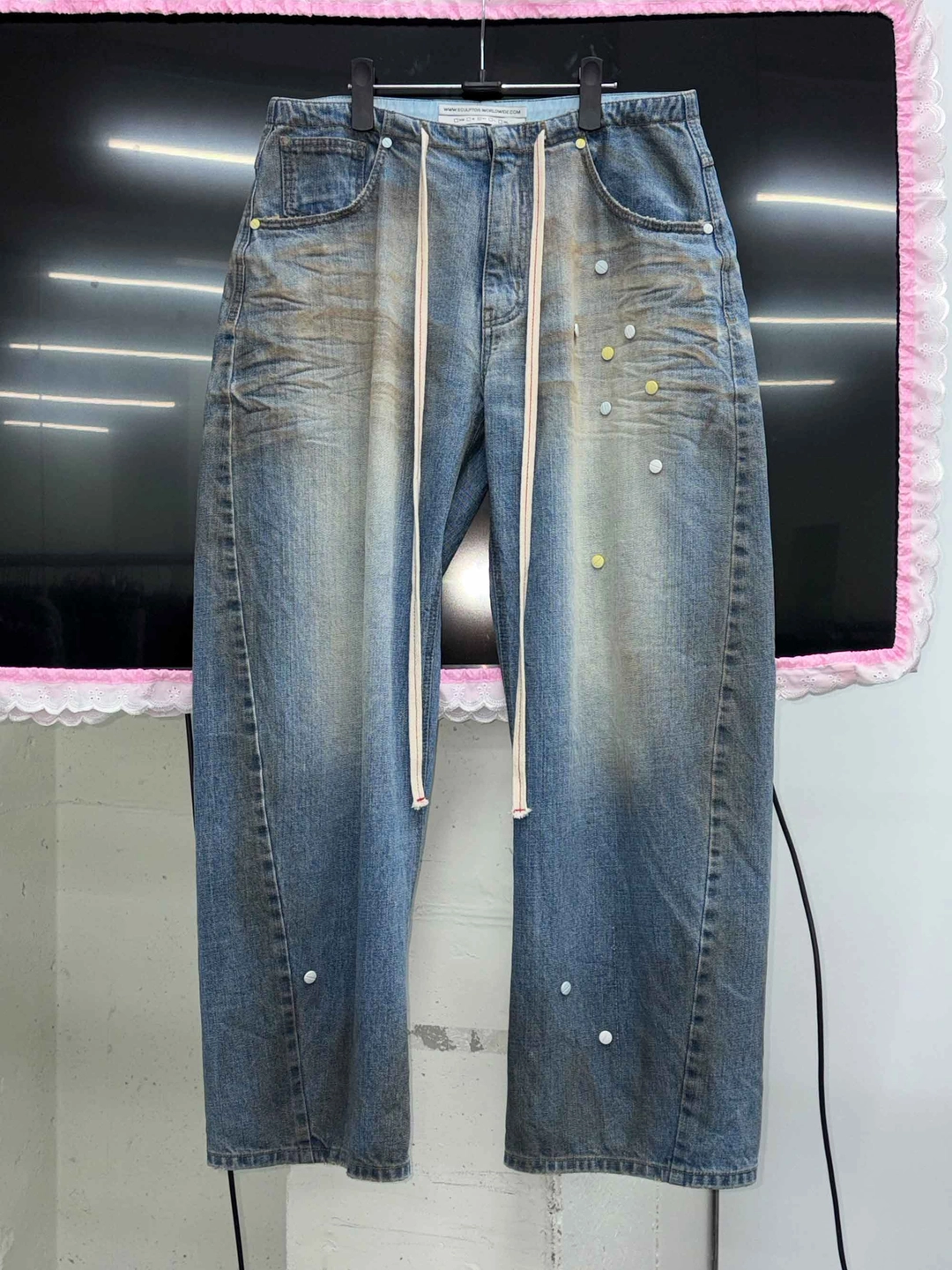 스컬프터 Pill Denim Pants Light Blue 상품 이미지 1