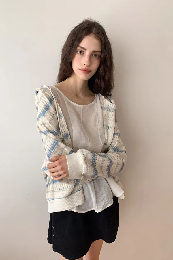 Mari Hoodie / Blue Ivory