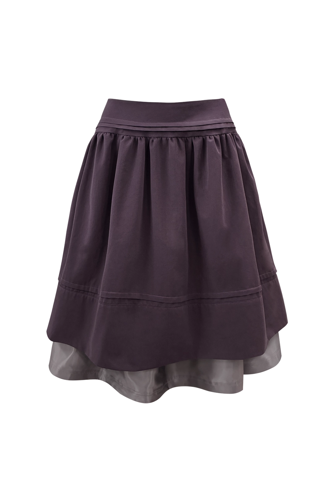 체메씨 SHY LAYER SKIRT (PURPLE) 상품 이미지 1