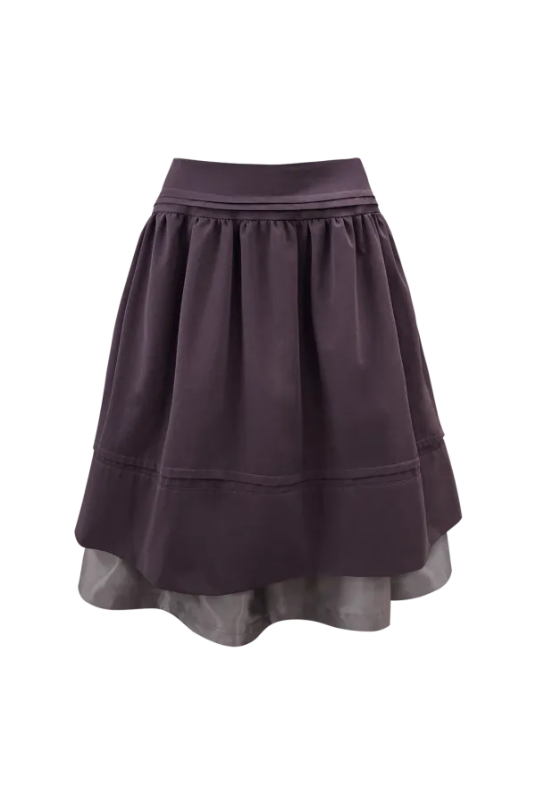 SHY LAYER SKIRT (PURPLE)