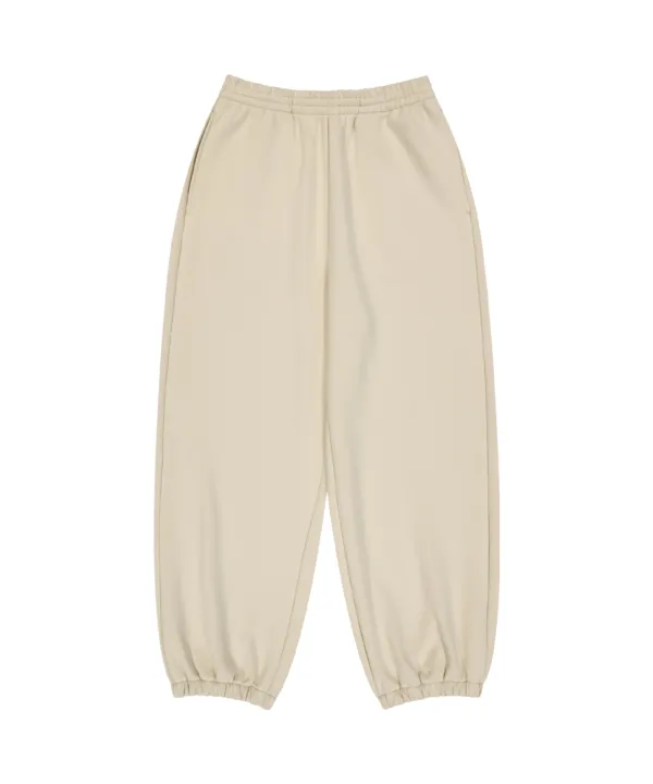 038 COMFY SWEAT PANTS LIGHT BEIGE
