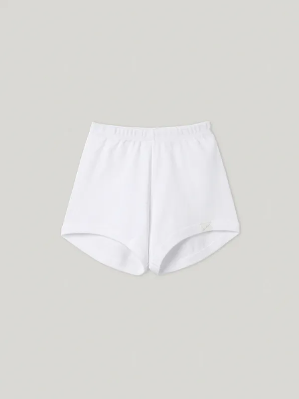 Alsu Cotton Shorts Ivory (2nd)