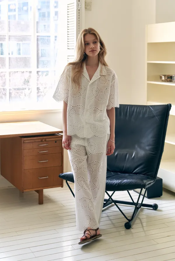 Sorento Lace Pants (White)