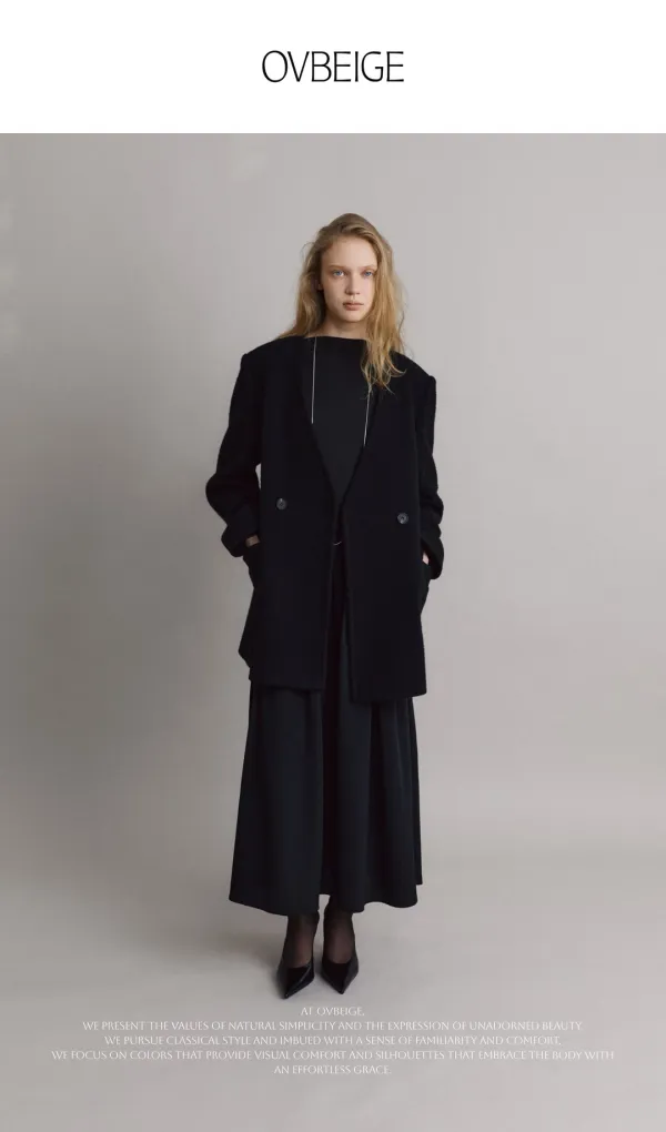 MOSS HAIRY COAT_BLACK