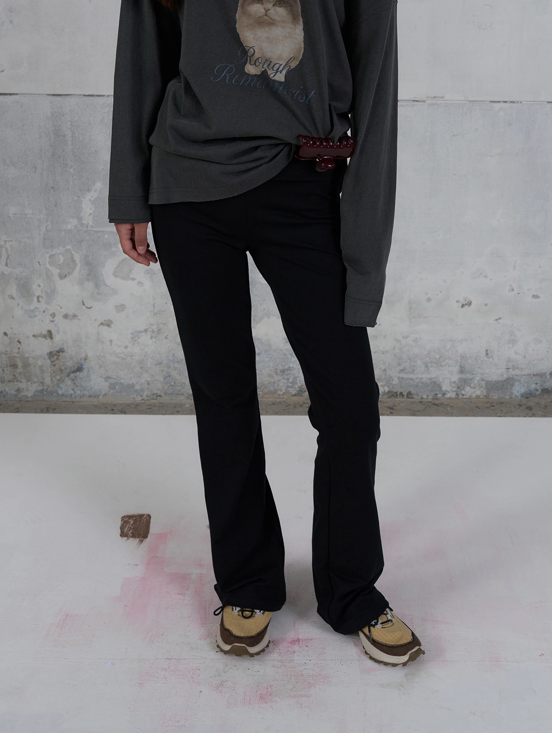 포에토 [3rd] Contour legging pants - black 상품 이미지 2