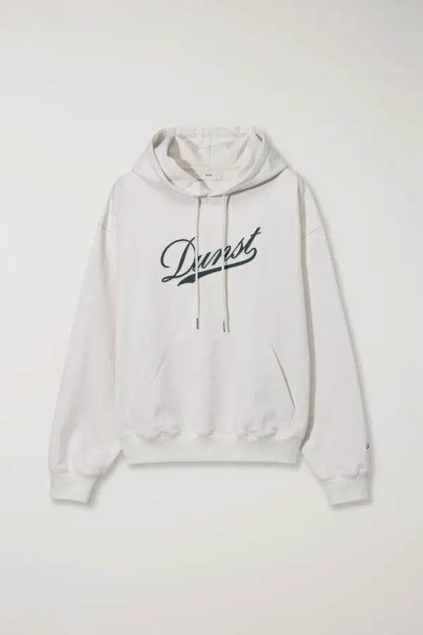 UNISEX PATCHED LOGO HOODIE CREAM