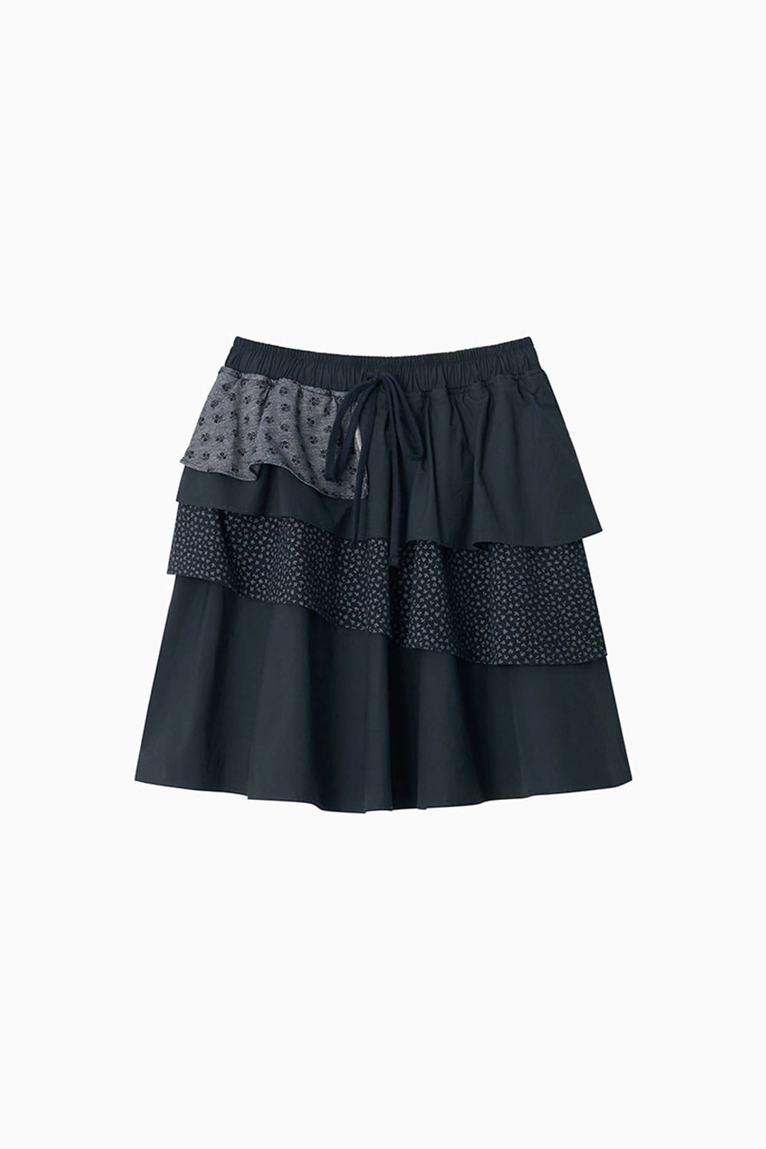 오헤시오 CANCAN LAYERED SKIRT, FLORAL NAVY 상품 이미지 2