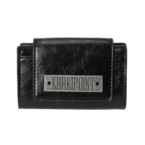 Leather Card Wallet (black)