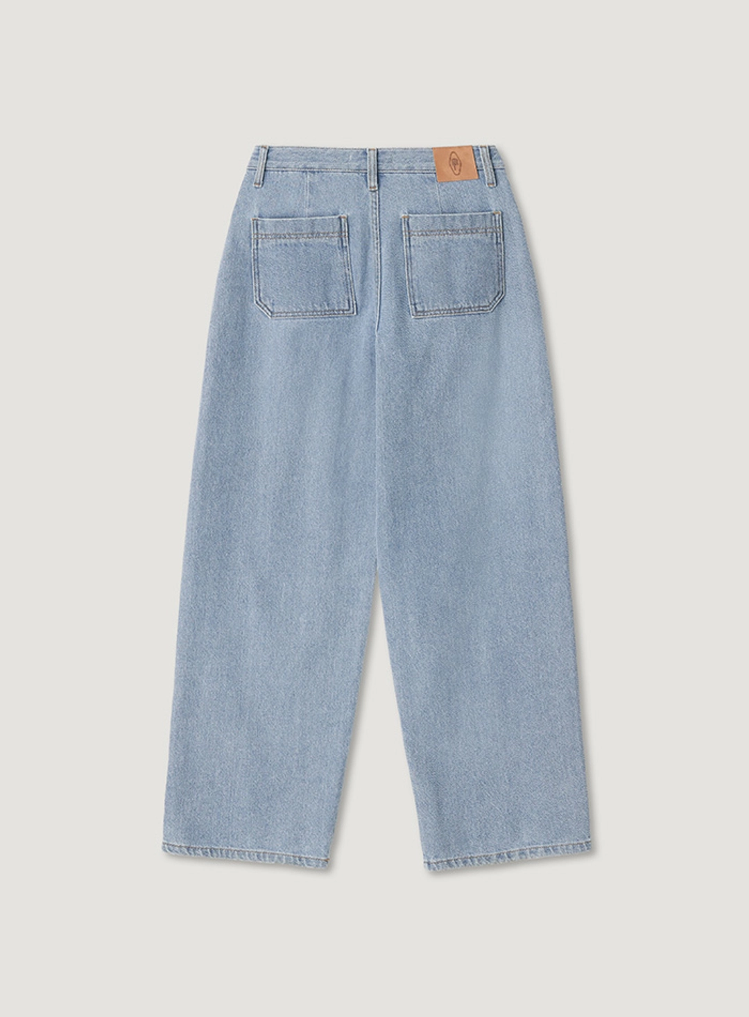 망고매니플리즈 JETA PINTUCK JEANS_BLUE 상품 이미지 1