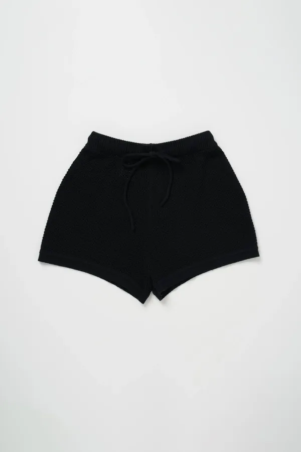 Via Dale knit shorts (Black)