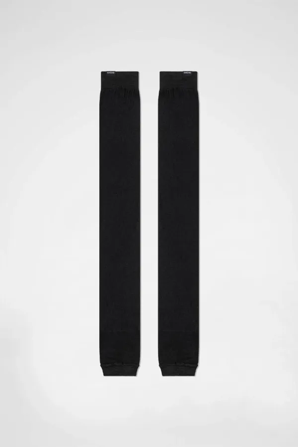 SEE-THROUGH LONG FOOT COVER / BLACK