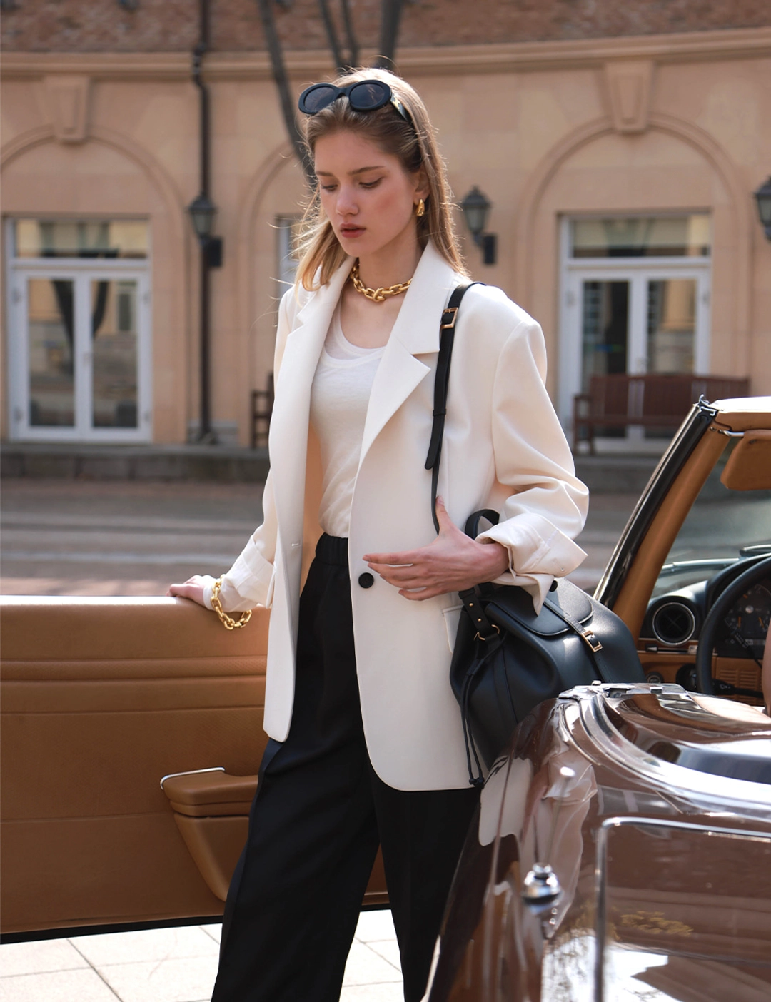 노미나떼 Louis Loosefit Jacket (Cream) 상품 이미지 2