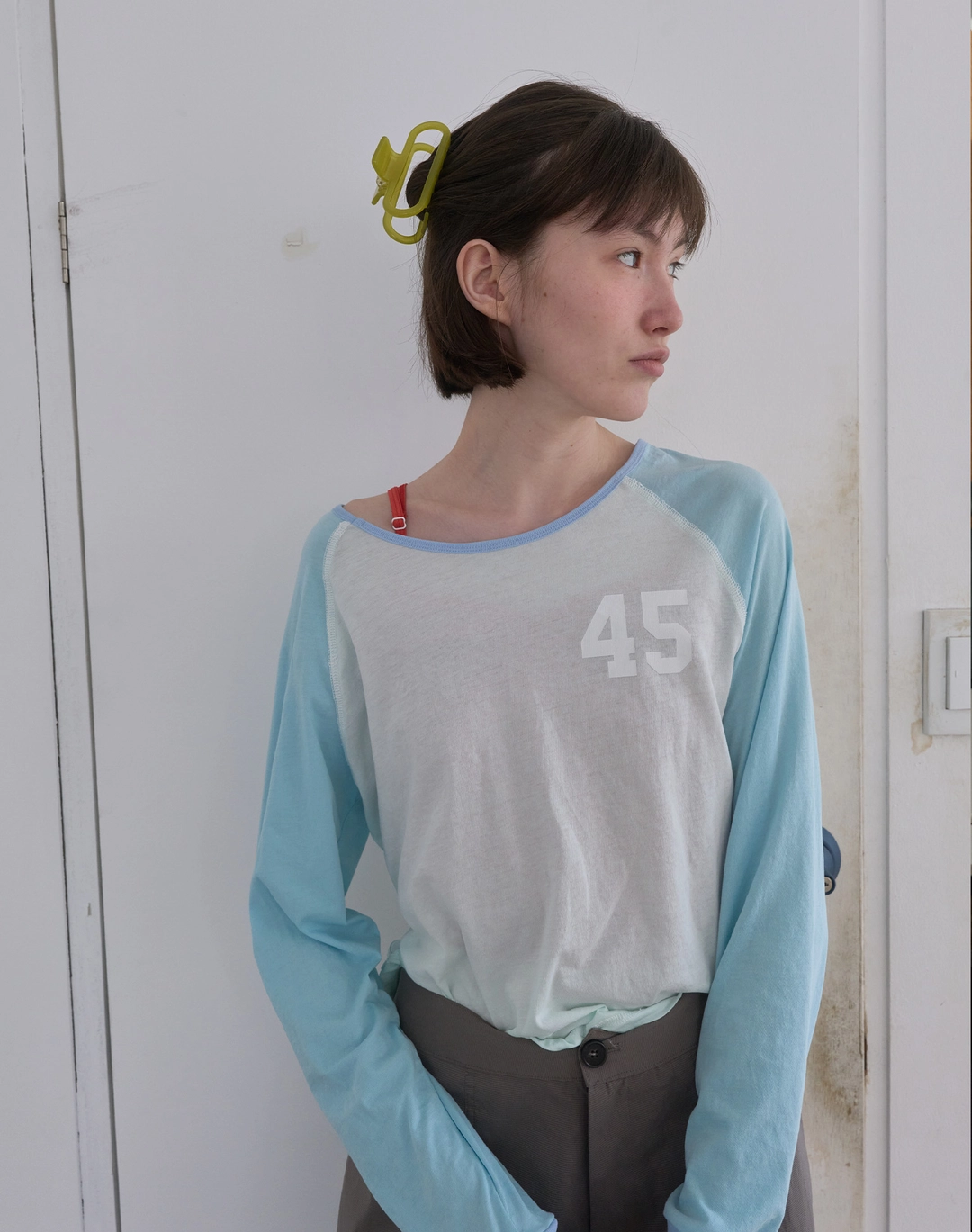 노컨텐츠 355. 45 Airy T _ Pale Mint 상품 이미지 1